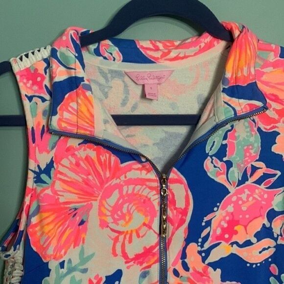 WOMENS SKIPPER SLEEVELESS DRESS IN BENNET BLUE BAY DREAMIN - Picture 6 of 10